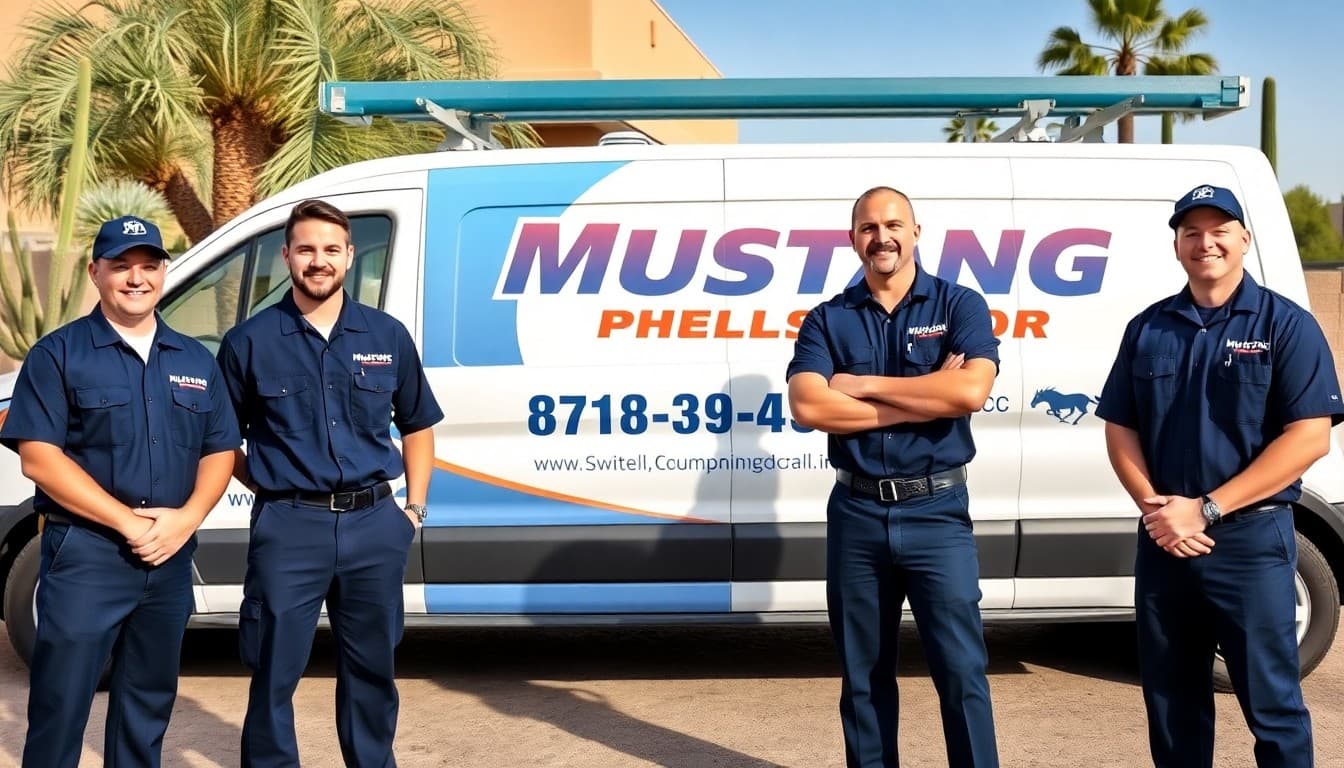 Mustang Plumbing team photo - experienced, licensed Phoenix plumbers