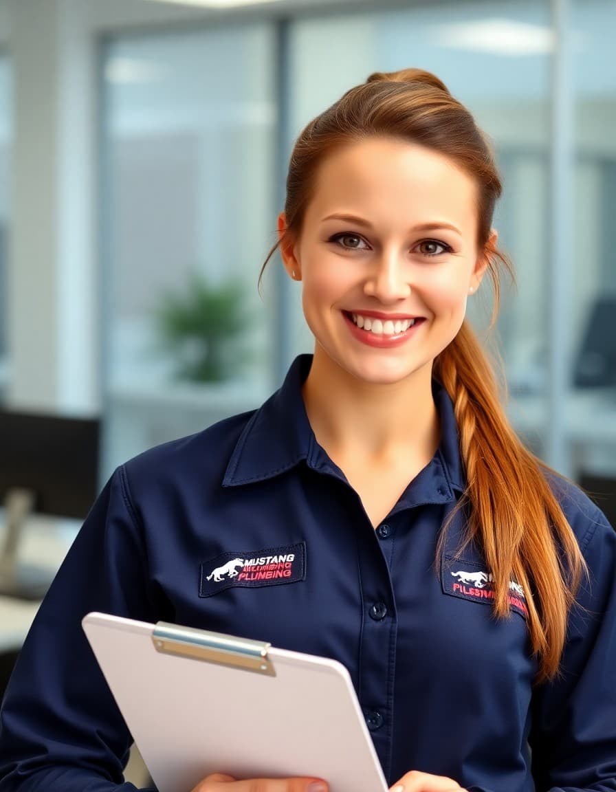 Sarah Chen - Lead Commercial Plumber at Mustang Plumbing